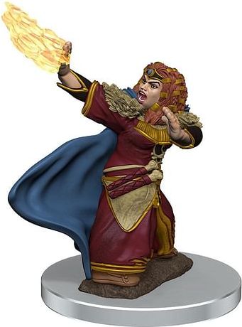 D&D Miniatures: Icons of the Realms - Female Dwarf Wizard - obrázek 1