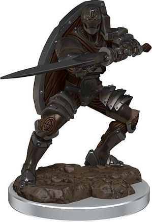 D&D Miniatures: Icons of the Realms - Male Warforged Fighter - obrázek 1