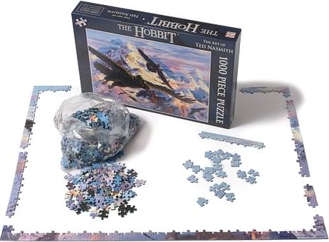 Puzzle Hobit - Let na orlech, 1000 dílků - obrázek 2
