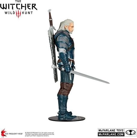 McFarlane Toys Figurka Zaklínač - Geralt z Rivie (zbroj zmije) - obrázek 4
