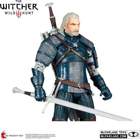McFarlane Toys Figurka Zaklínač - Geralt z Rivie (zbroj zmije) - obrázek 5