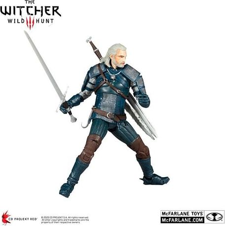 McFarlane Toys Figurka Zaklínač - Geralt z Rivie (zbroj zmije) - obrázek 6