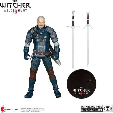 McFarlane Toys Figurka Zaklínač - Geralt z Rivie (zbroj zmije) - obrázek 7