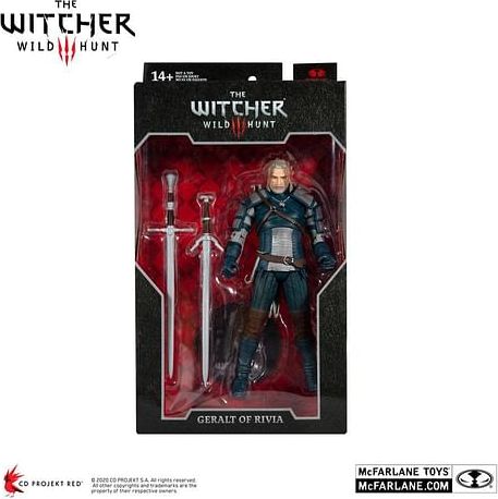 McFarlane Toys Figurka Zaklínač - Geralt z Rivie (zbroj zmije) - obrázek 8