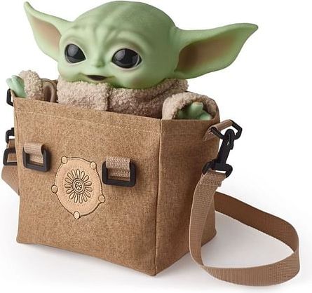 Mattel Figurka Mandalorian - Baby Yoda v tašce (se zvukem) - obrázek 2