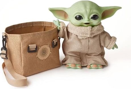 Mattel Figurka Mandalorian - Baby Yoda v tašce (se zvukem) - obrázek 3