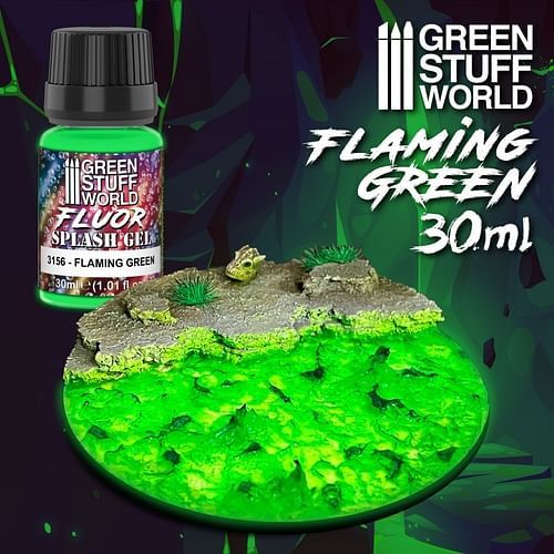 Green Stuff World: Splash Gel - Flaming Green 30ml - obrázek 2
