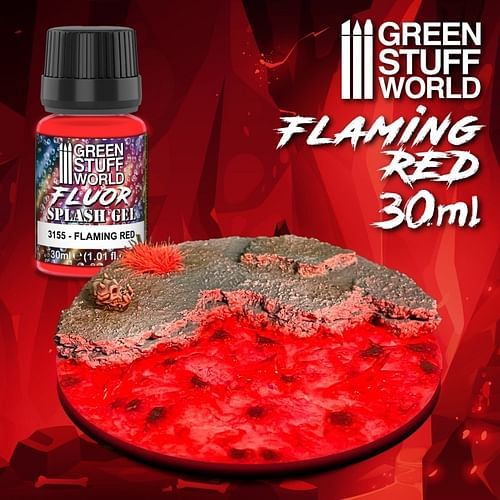 Green Stuff World: Splash Gel - Flaming Red 30ml - obrázek 2