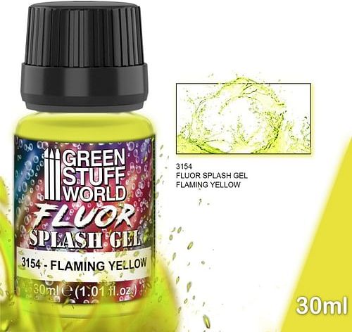 Green Stuff World: Splash Gel - Flaming Yellow 30ml - obrázek 1