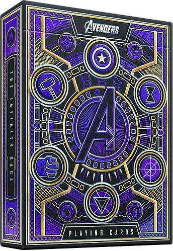 Hrací karty Theory11: Avengers (fialové) - obrázek 1