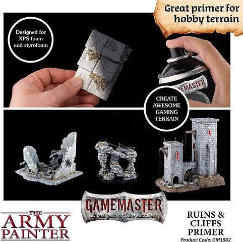 Army Painter: GameMaster Terrain Primer - Ruins & Cliffs 300ml - obrázek 2