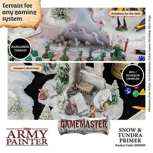 Army Painter: GameMaster Terrain Primer - Snow & Thundra 300ml - obrázek 3