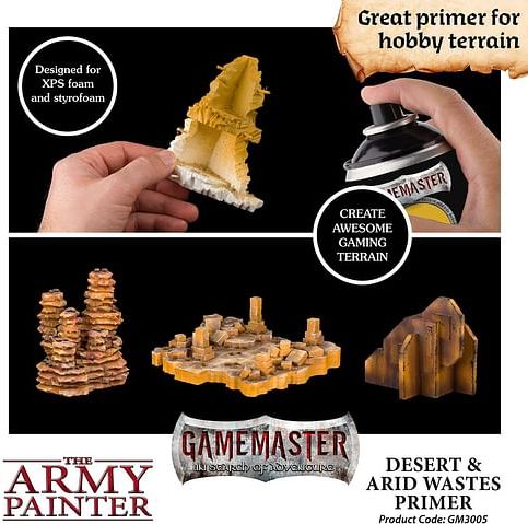 Army Painter: GameMaster Terrain Primer - Desert & Arid Wastes 300ml - obrázek 2