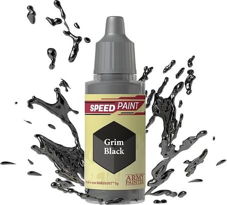 Army Painter: Speedpaint Grim Black 18ml - obrázek 1