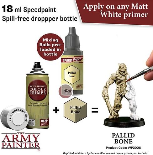 Army Painter: Speedpaint Palid Bone 18ml - obrázek 2