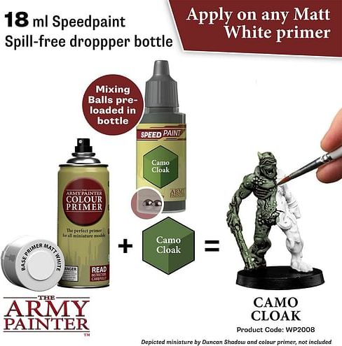 Army Painter: Speedpaint Camo Cloak 18ml - obrázek 2