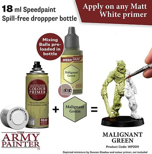 Army Painter: Speedpaint Malignant Green 18ml - obrázek 2
