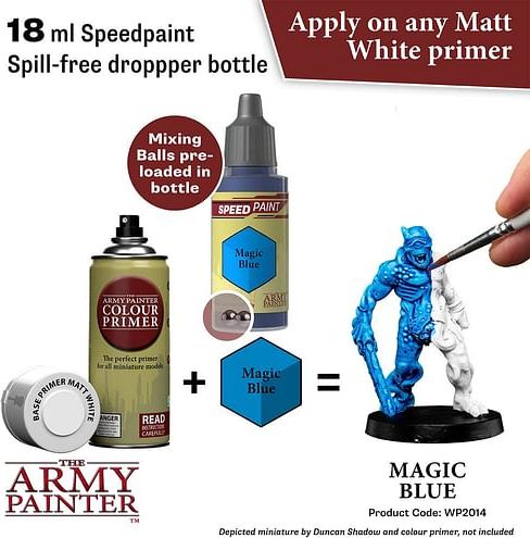 Army Painter: Speedpaint Magic Blue 18ml - obrázek 2
