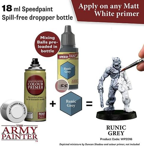 Army Painter: Speedpaint Runic Grey 18ml - obrázek 2