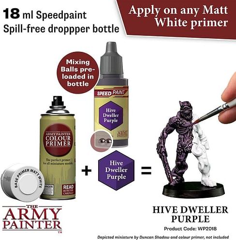 Army Painter: Speedpaint Hive Dweller Purple 18ml - obrázek 2