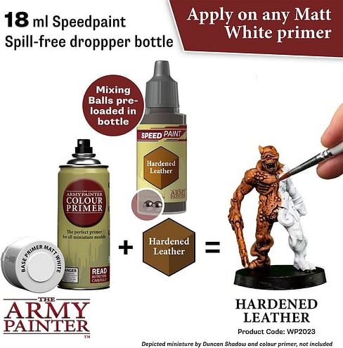 Army Painter: Speedpaint Hardened Leather 18ml - obrázek 2