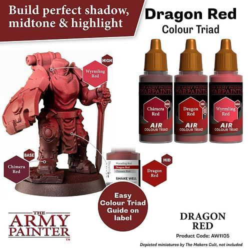 Warpaints Air Dragon Red 18ml - obrázek 3
