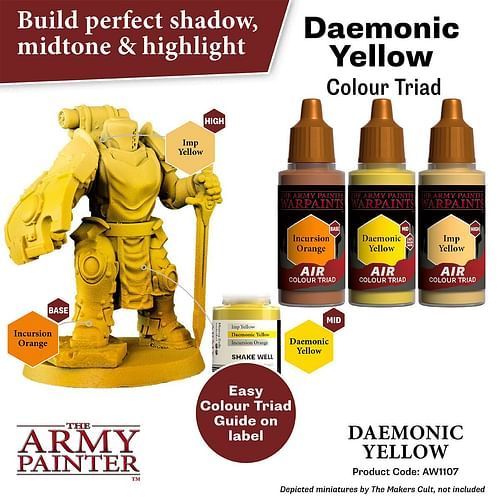 Warpaints Air Daemonic Yellow 18ml - obrázek 3