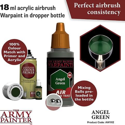 Warpaints Air Angel Green 18ml - obrázek 2