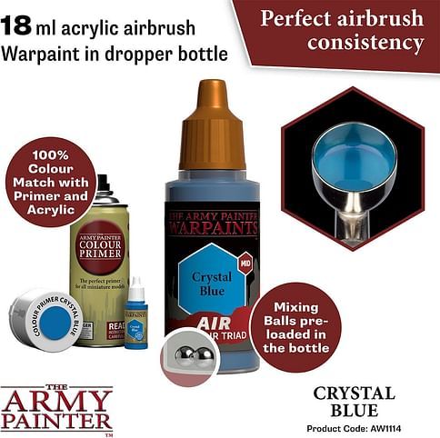 Warpaints Air Crystal Blue 18ml - obrázek 2