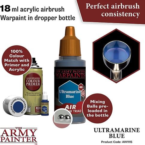 Warpaints Air Ultramarine Blue 18ml - obrázek 2