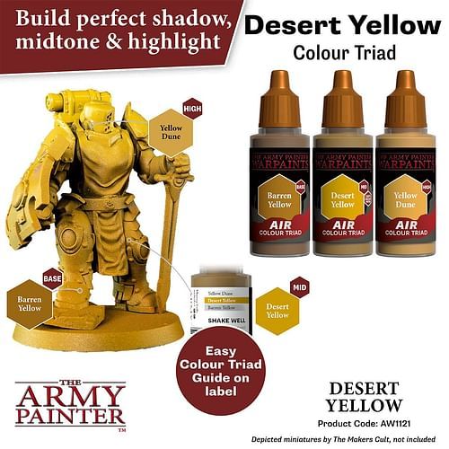 Warpaints Air Desert Yellow 18ml - obrázek 3