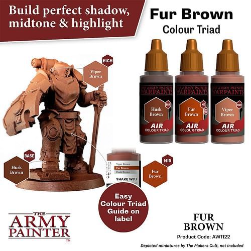 Warpaints Air Fur Brown 18ml - obrázek 3