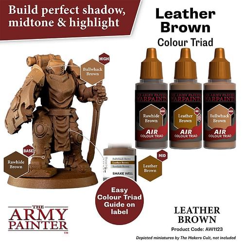 Warpaints Air Leather Brown 18ml - obrázek 3