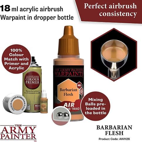 Warpaints Air Barbarian Flesh 18ml - obrázek 2