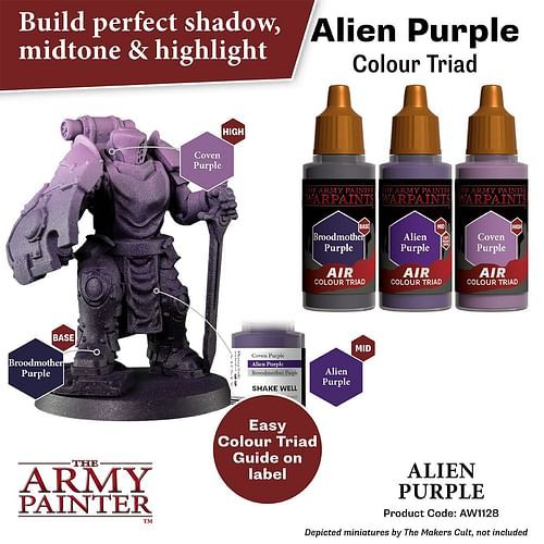 Warpaints Air Alien Purple 18ml - obrázek 3