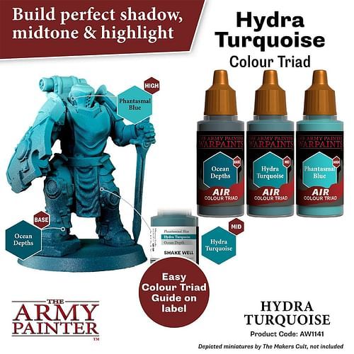 Warpaints Air Hydra Turquoise 18ml - obrázek 3