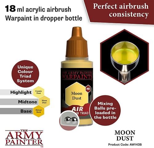 Warpaints Air Moon Dust 18ml - obrázek 2
