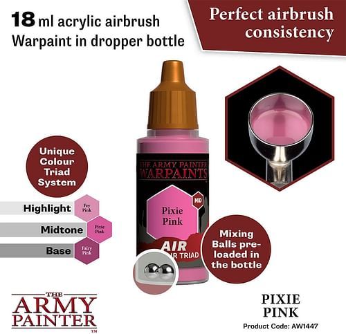 Warpaints Air Pixie Pink 18ml - obrázek 2