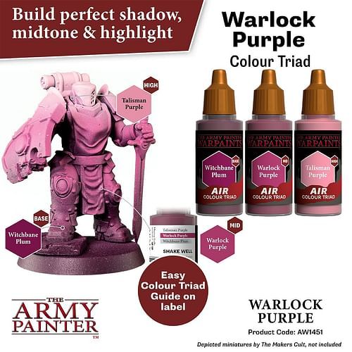 Warpaints Air Warlock Purple 18ml - obrázek 3