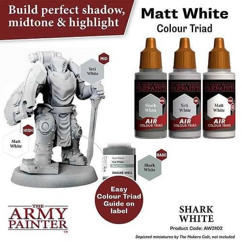 Warpaints Air Shark White 18ml - obrázek 3