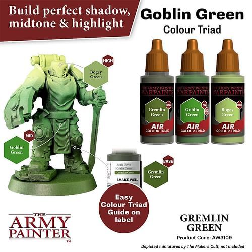 Warpaints Air Gremlin Green 18ml - obrázek 3