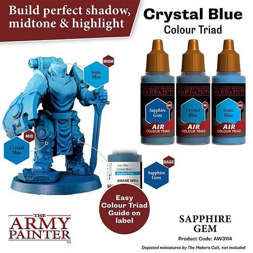 Warpaints Air Saphire Gem 18ml - obrázek 3