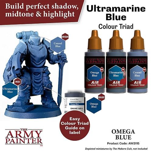 Warpaints Air Omega Blue 18ml - obrázek 3