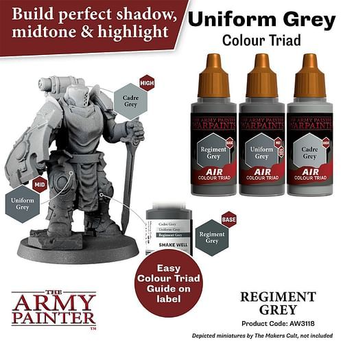 Warpaints Air Regiment Grey 18ml - obrázek 3