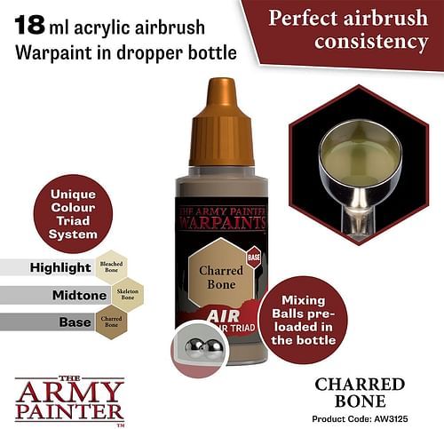Warpaints Air Charred Bone 18ml - obrázek 2