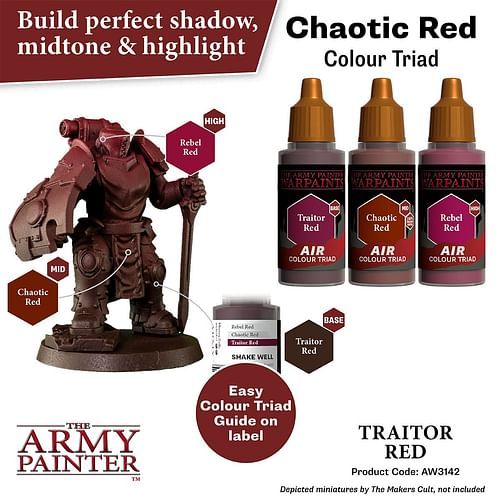 Warpaints Air Traitor Red 18ml - obrázek 3