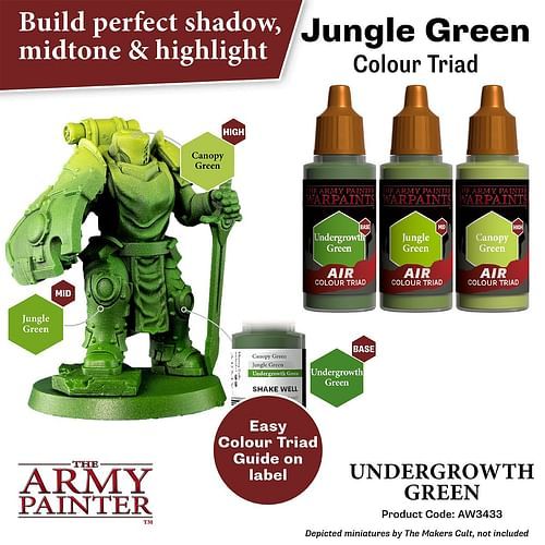Warpaints Air Undergrowth Green 18ml - obrázek 3