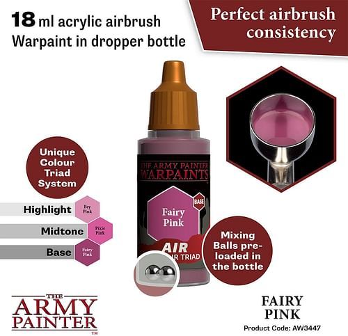 Warpaints Air Fairy Pink 18ml - obrázek 2