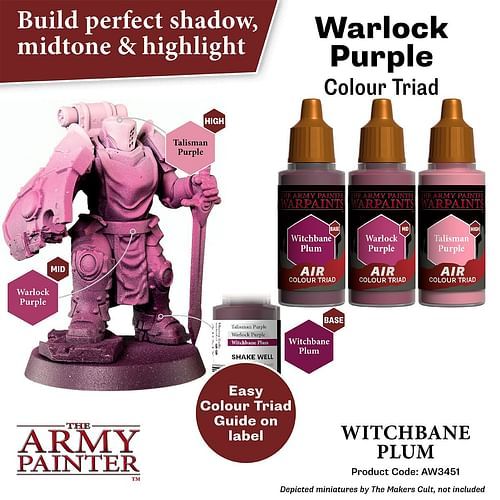Warpaints Air Witchbane Plum 18ml - obrázek 3