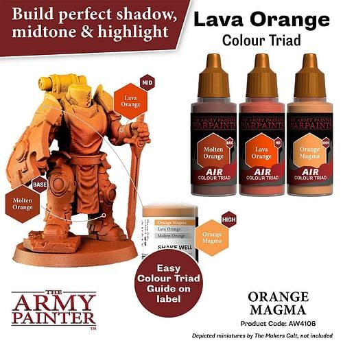 Warpaints Air Orange Magma 18ml - obrázek 3